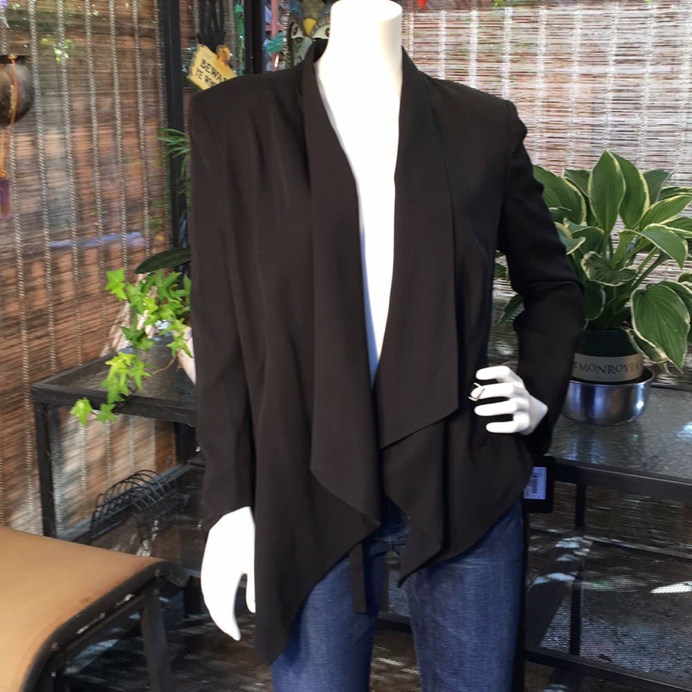 HELMUT LANG Jersey 'Waterfall' Jacket NWT